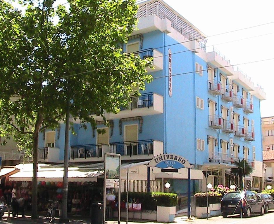 Hotel Universo Римини Экстерьер фото